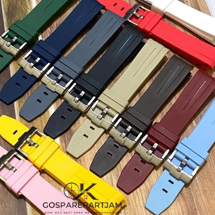 Strap Tali Jam Rubber Melengkung 20 mm murah