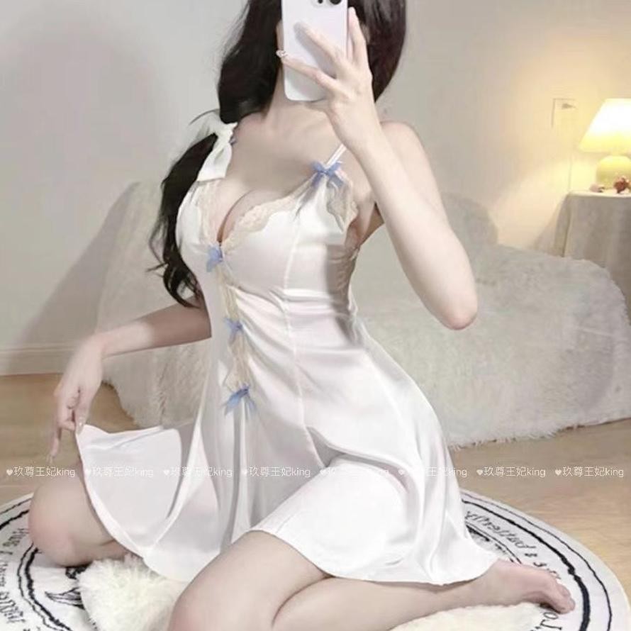 koala69 Gaun Seksi Anak Perempuan Piyama Lucu Baju Tidur Renda