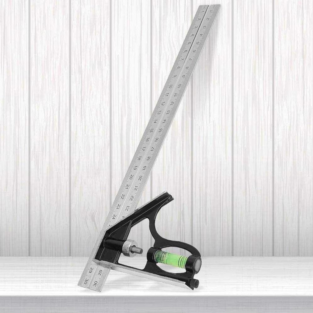 

Murah Taffware Mistar Penggaris Siku Adjustable Angle Ruler Waterpass 305Mm - Zeast