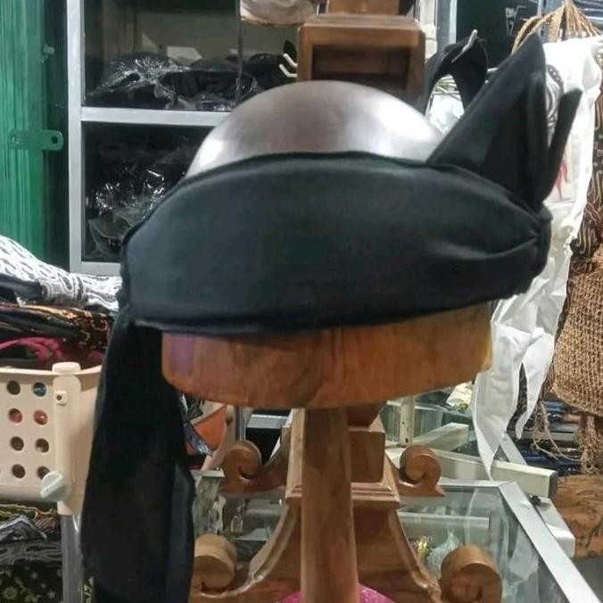 Iket Sunda Polos Hitam Praktis