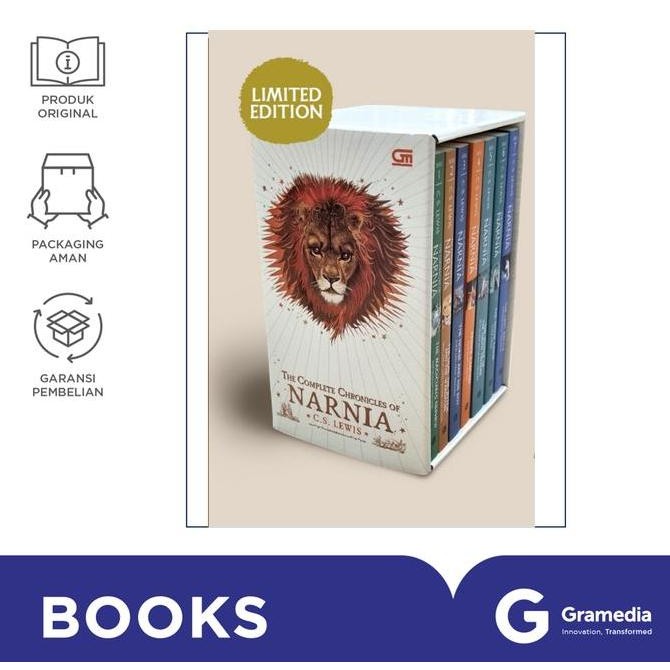 New Gramedia - Buku Novel Box Set Narnia
