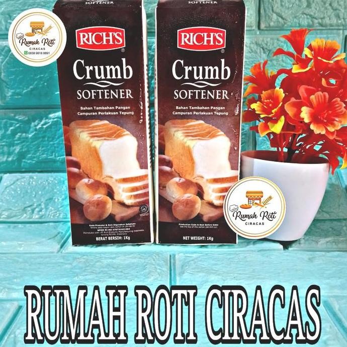 

Ready Stock RICHS CRUMB SOFTENER 1KG RICH'S KG PELEMBUT ROTI 1000GR RICH BREAD 1 KG LEMBUT