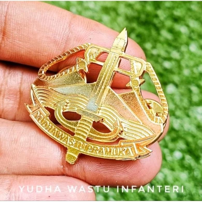 Brivet Wing Infanteri Yudha Wastu Pramukha 100 % Asli Kuningan