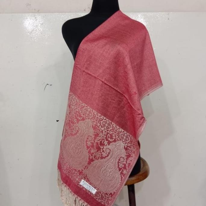 SYAL POLOS MOTIF CASHMERE/ PASHMINA CASHMERE/ SCARF / SELENDANG/ SHAWL