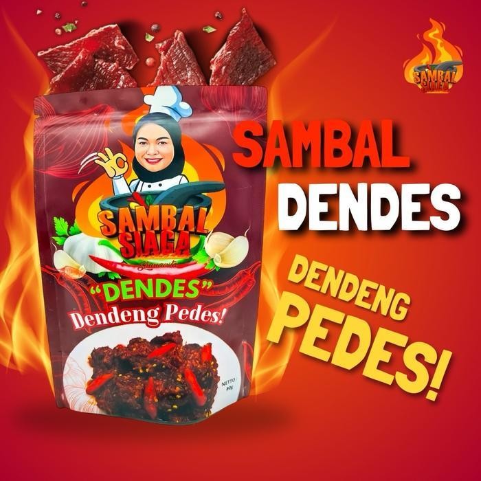 

DD Sambal Siaga DENDES Dendeng Pedes 100gr - Makanan Instan - Food