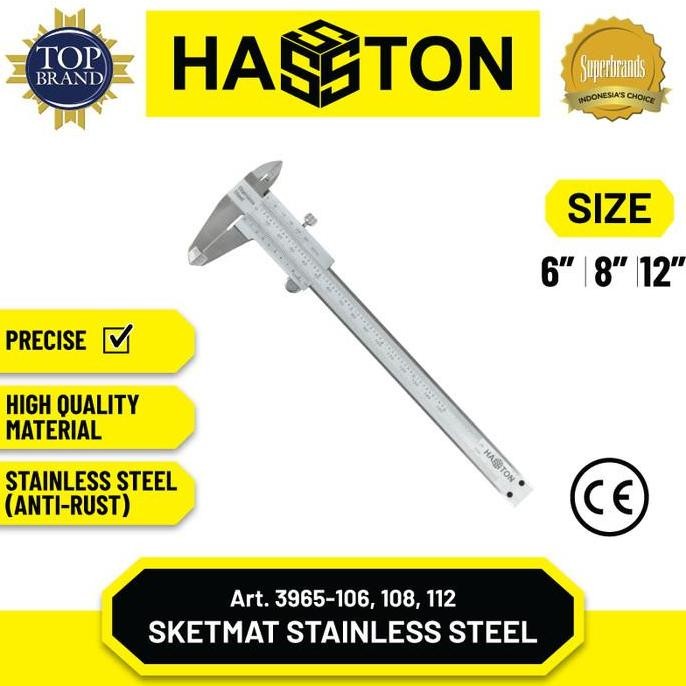 

Hasston Sketmat Stainless Steel / Jangka Sorong (3965)