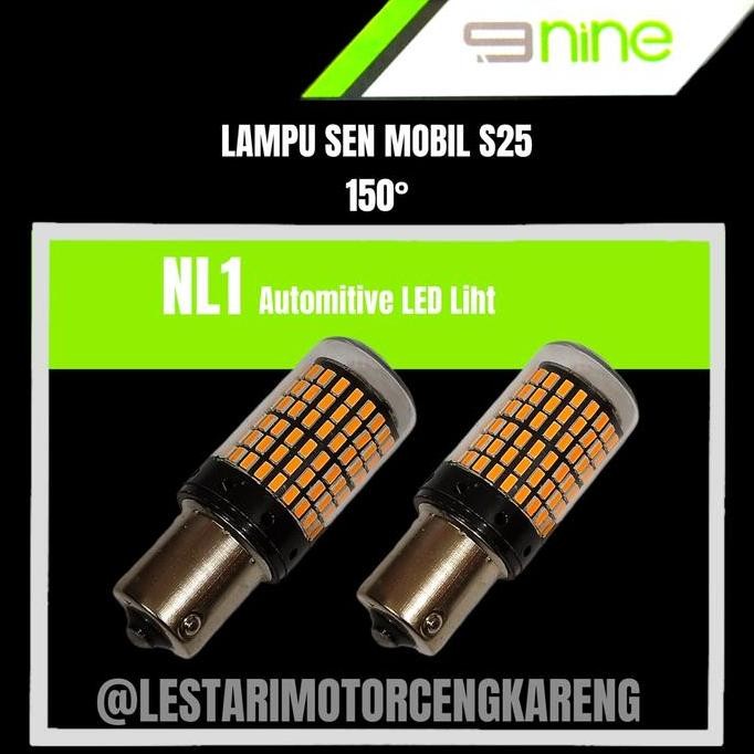 LUMINOS LED LAMPU SEN SEIN MOBIL SUPER BRIGHT CANBUS FREE S25 114 LED