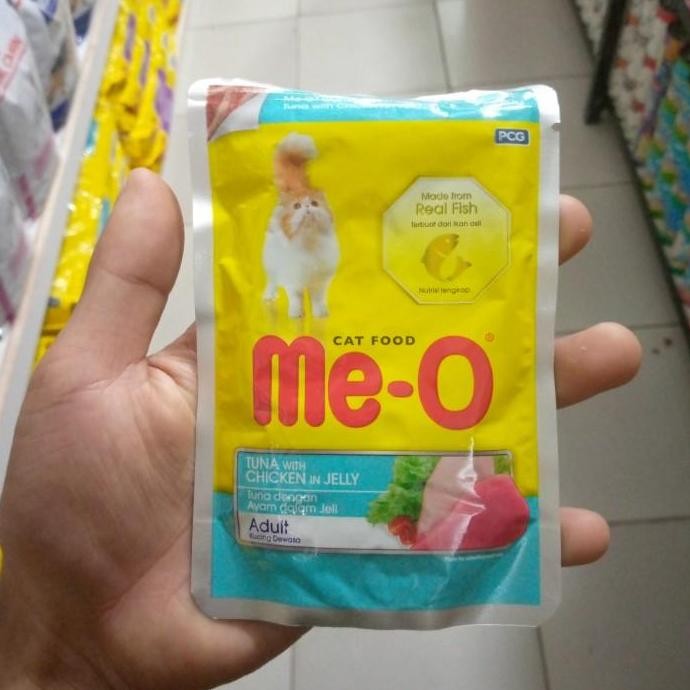 

me-o pouch tuna with chicken jelly 85gr