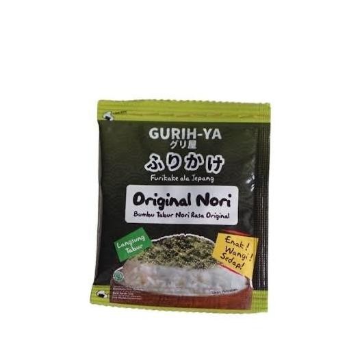 

Gurih-Ya Nori Rumput Laut Tabur 1 Sachet 5,5gr / Gurih Ya Seaweed