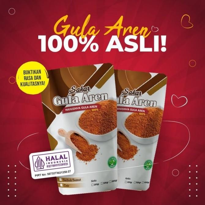 

Gula Aren Kawung Bubuk Asli 100% Organik 500gr