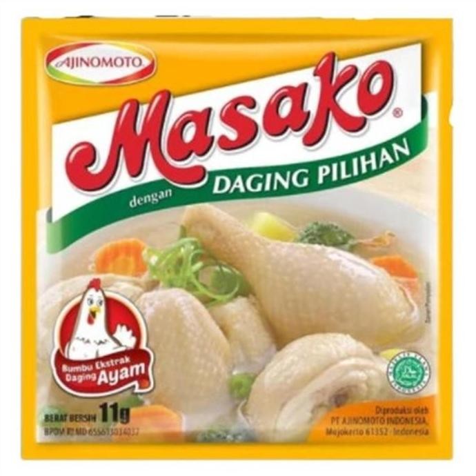 

Masako Kaldu Ayam Bumbu Penyedap 1 renteng [11gx12s]