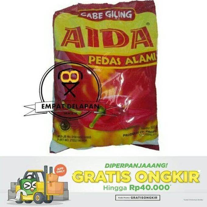 

BUBUK CABAI AIDA 500 GRAM