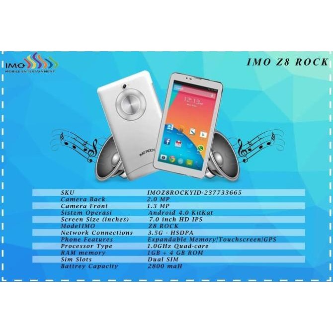 Tablet IMO Z8 Rock New