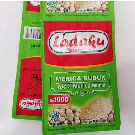 

Ladaku Merica Bubuk sachet 1000 ( 1 renceng isi 12 sachet )