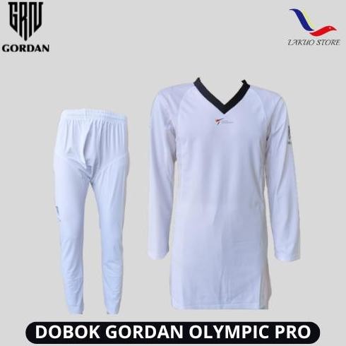 TERBARU DOBOK GORDAN OLYMPIC PRO 1 / DOBOK OLYMPIC / DOBOK TAEKWONDO GORDAN / SERAGAM TAEKWONDO /  S