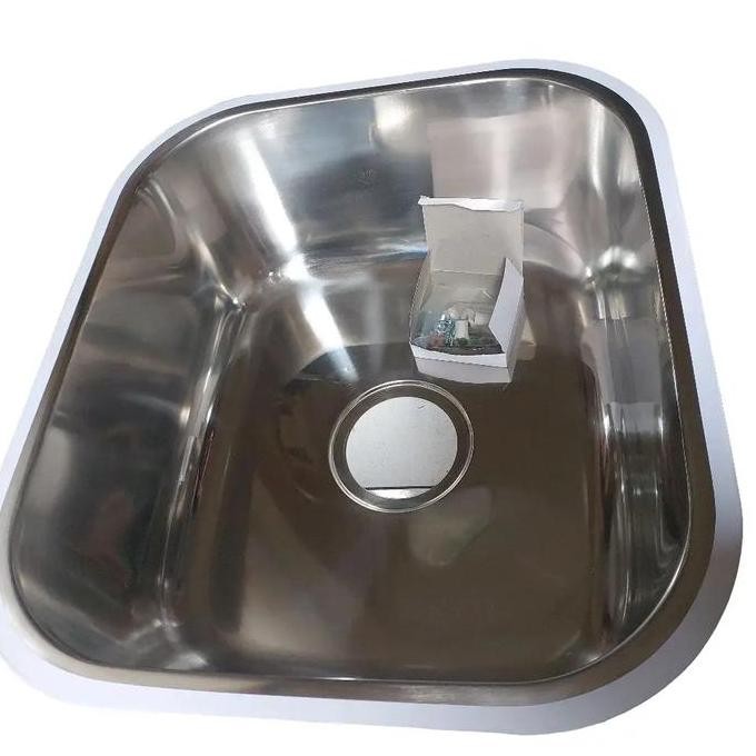 Bak Cuci Piring / Sink Cuci Piring Kotak Stainless Tebal 1 Lubang Undermount (Baru)