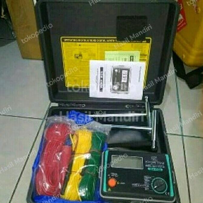 Kyoritsu 4105AH Hardcase Digital Earth Tester Grounding Tester Megger