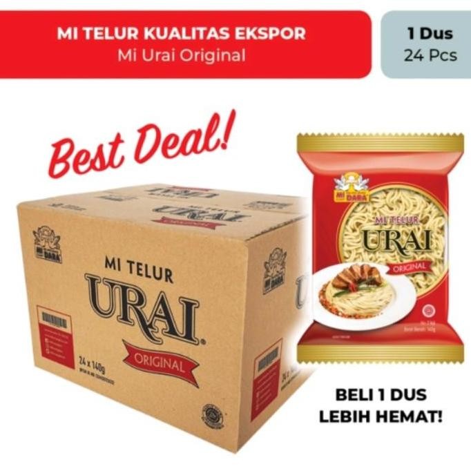 MIE URAI ORIGINAL BURUNG DARA 24PC