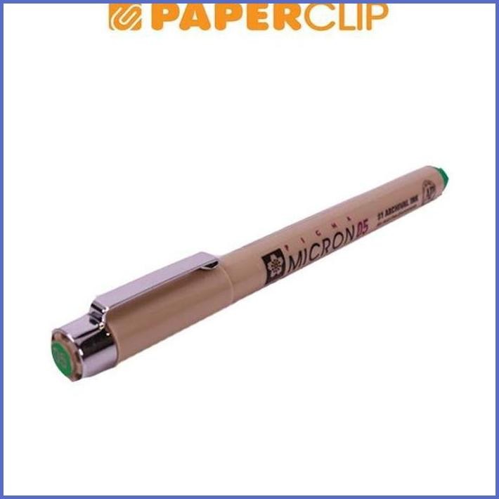 

STOCK NEW BALLPOINT SAKURA PIGMA MICRON 05 GREEN TERLARIS