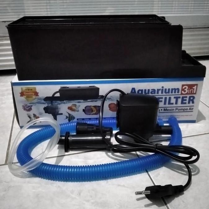 Mesin Top filter Box Aquarium Lengkap