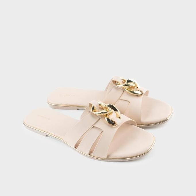 

URBAN&CO Sandal Wanita Jesy Slip On Sandals Korean Style Sandal Karet Kasual Jepit Flat NS