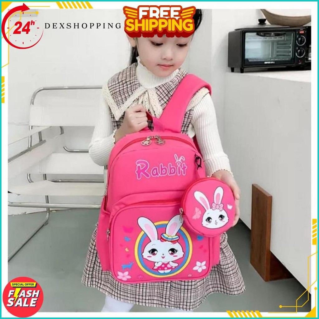 Alika Bag - Tas Ransel Anak Wanita Ransel Tahan Air Fashion Korean Style Terlaris