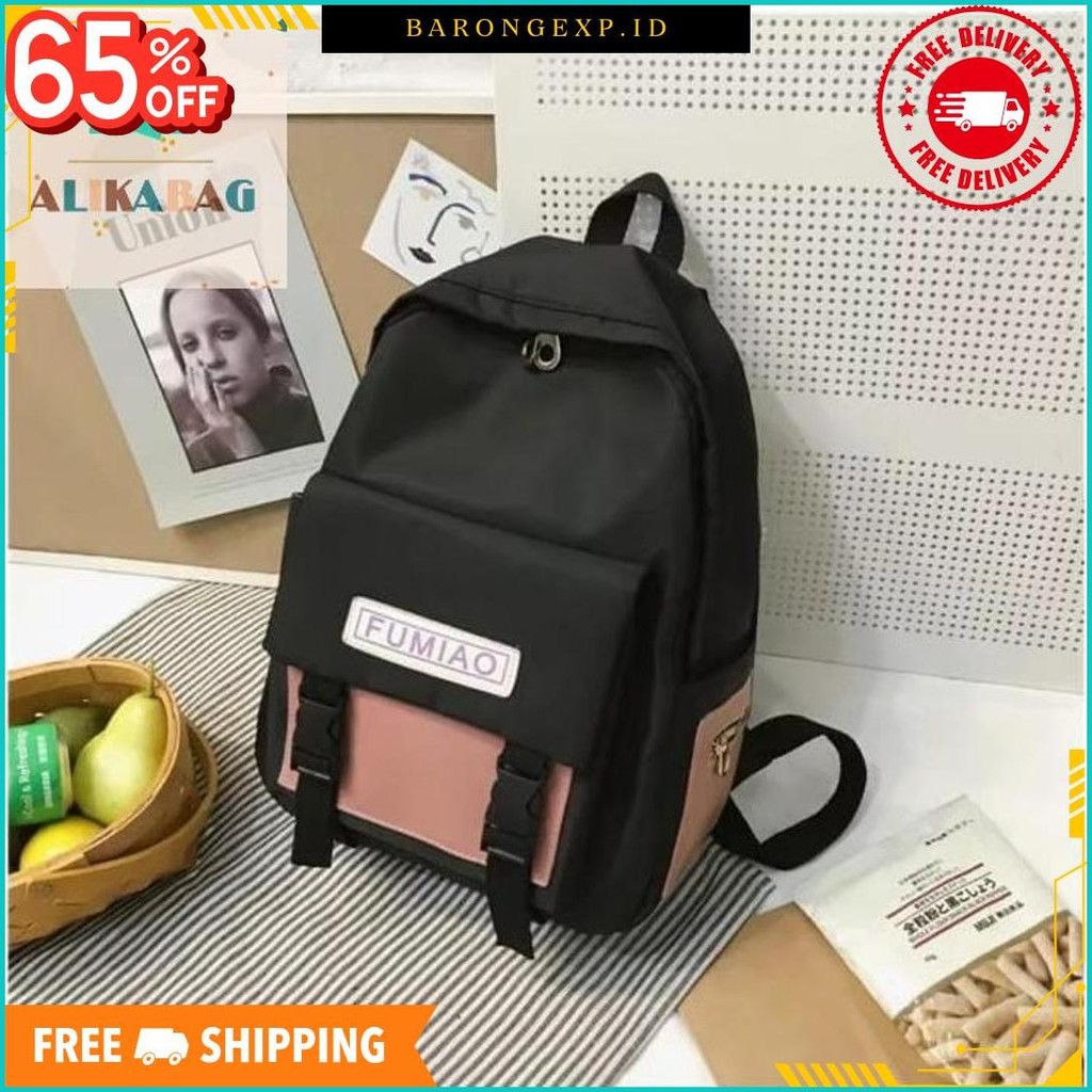 Alika Bag - Tas Ransel Anak Wanita Ransel Tahan Air Fashion Korean Style Original Produk
