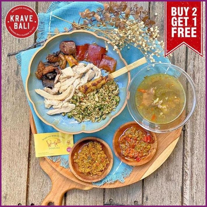 STOCK READY BUY 2 GET 1 - BIGUL PANDE EGI BABI GULING 480 GR - KRAVE BALI TERBARU