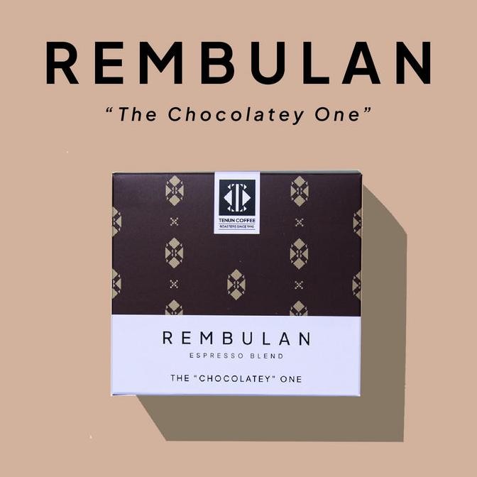 

Rembulan Blend Tenun Coffee Roasters, Espresso Coffee Beans/Biji Kopi Bubuk - 200g TS