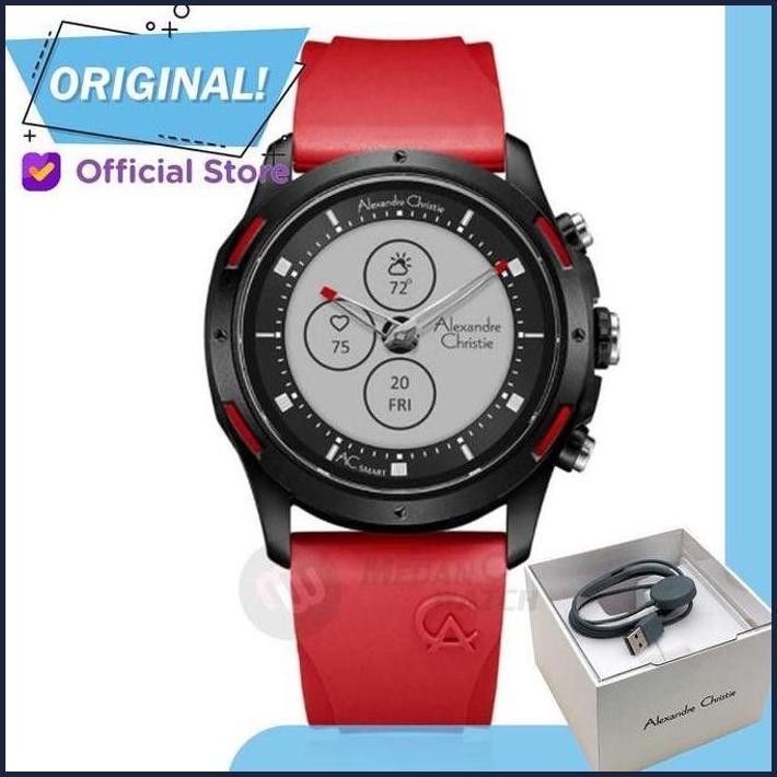 NEW STOCK JAM TANGAN PRIA SMARTWATCH ALEXANDRE CHRISTIE S002MF ACS002 AC S002 MF S002 MFRIPBARE ORIG