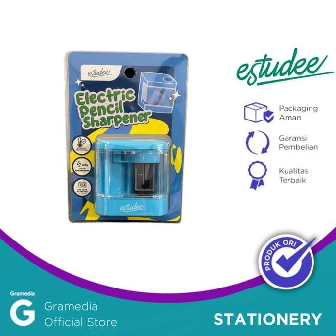 

Rautan Estudee Electric Pencil Sharpener Blue