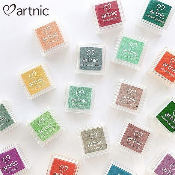 

Kodomo No Kao Artnic Ink Pad for Stamp Water Based Pigment Tinta Color