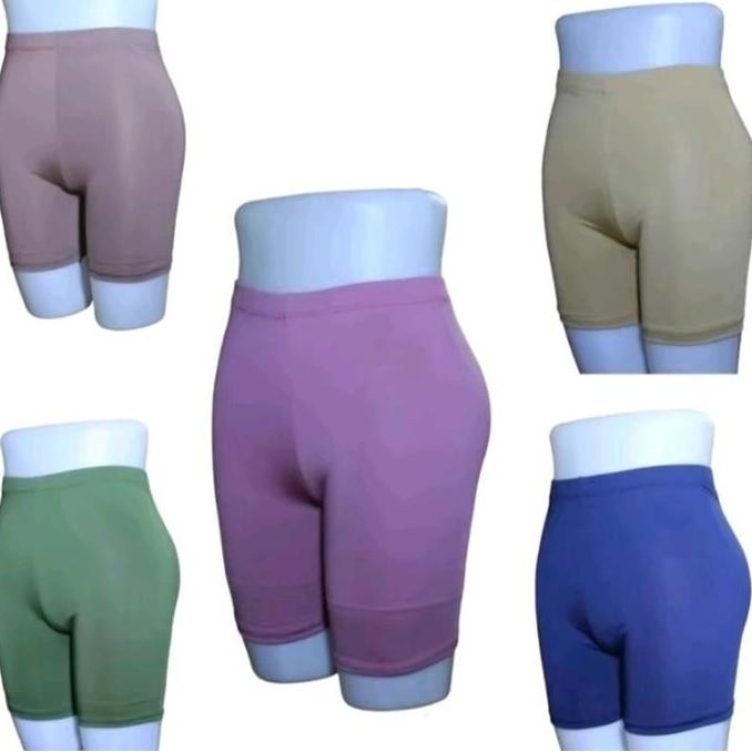 De105 >> Short Hotpants Spandek - Celan Short Pendek Mini Pop Pants Polos - Short Standar Jumbo Dan 