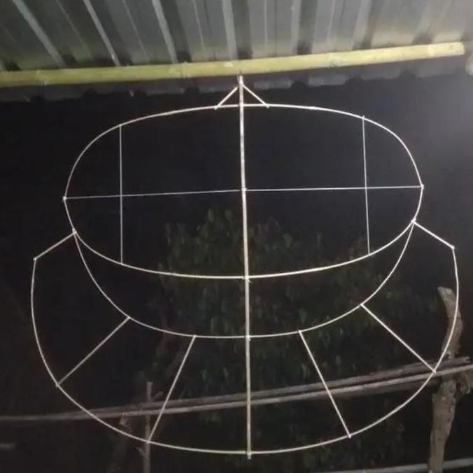 kerangka layangan pegon 1 meter bonus sendaren