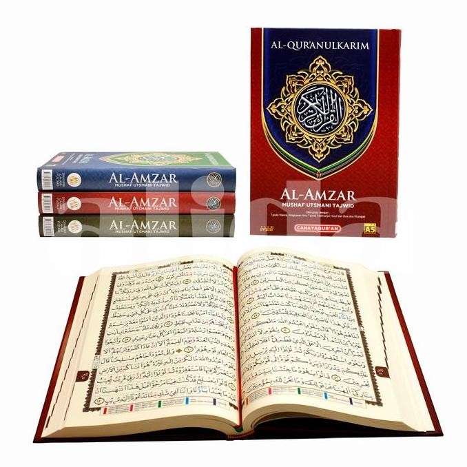 Alquran Tajwid Al-Amzar Mushaf Utsmani Uk A5 Al-Quran Al-Amzar