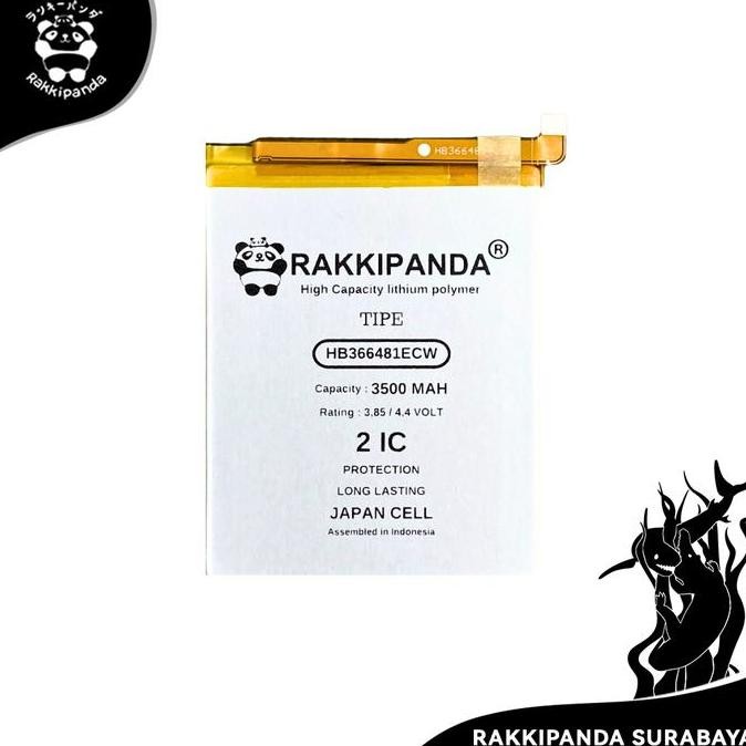 TERBARU - Baterai Rakkipanda HB366481ECW Compatible With Ascend P9 / Honor 8 / Nova 2 Lite / Honor 9