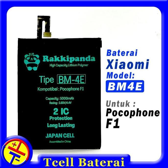 Baterai Xiaomi Pocophone F1 BM4E Rakkipanda batre BM-4E Poco F1 batere