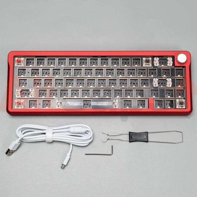 Al65 - Wired Barebone 65% Aluminium Hotswappable Mechanical Keyboard Allshop