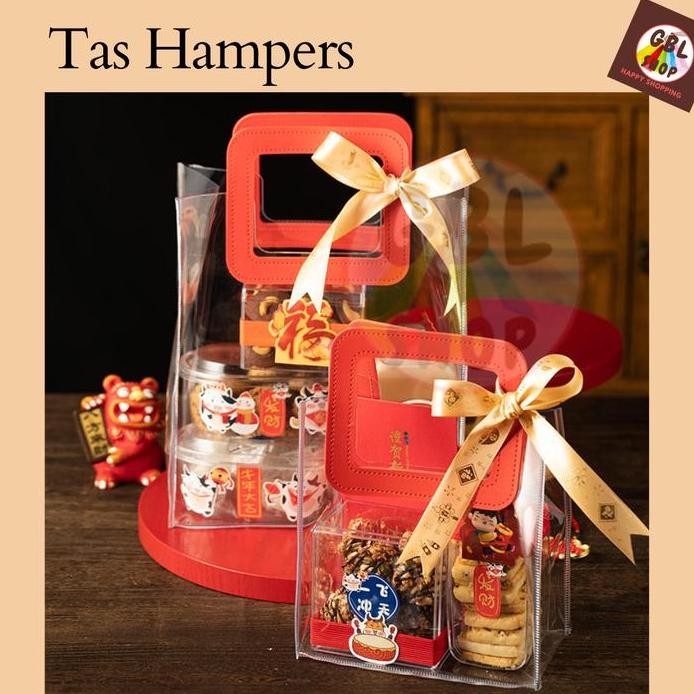 

Kualitas Goodie Bag 18X10X20 Tas Kado Hampers Transparan