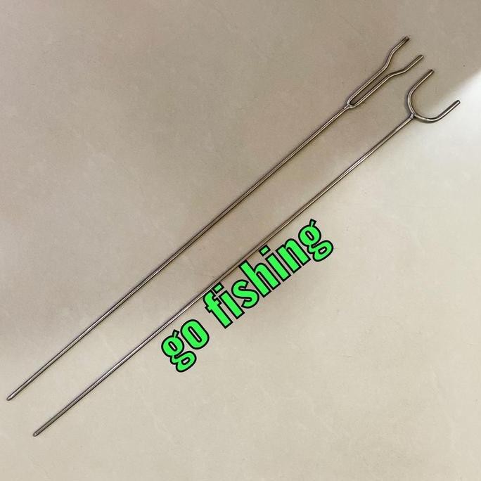 Penyangga Joran / Cagak Joran Stainless Steel 60cm
