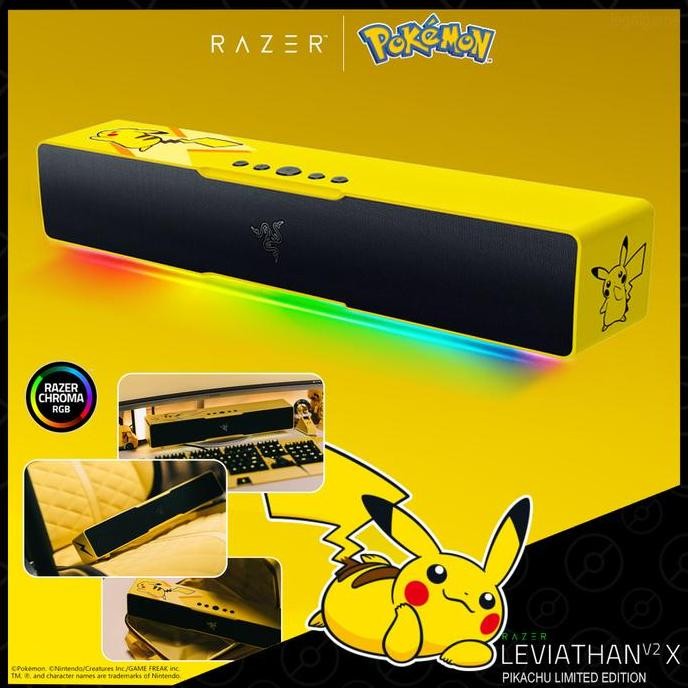 Razer Leviathan V2 X Pikachu Limited Edition