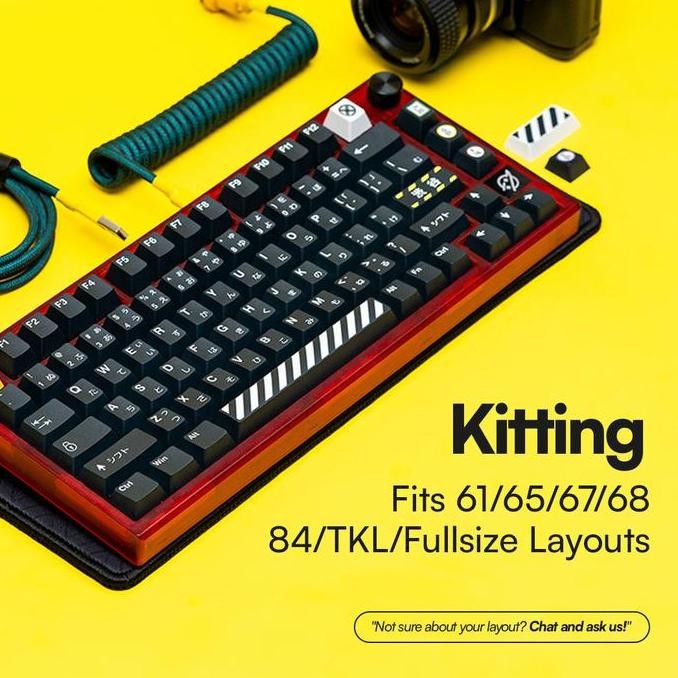 PPBT SHIBUYA PBT Dye Sub Keycap Set Japanese Root by Press Play