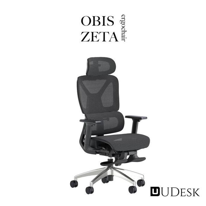 Obis Zeta Ergonomic Chair for Office and Gaming with footrest