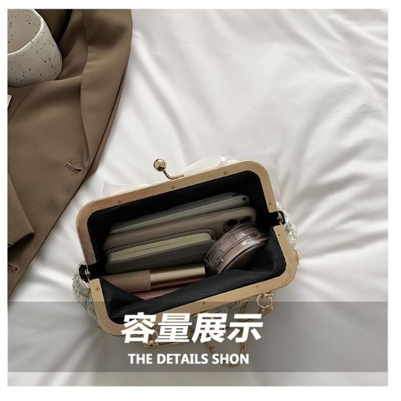 [Kecil Tas Pesta Clutch Pita Selempang/ Tas Selempang/ Clutc Pesta Pita/ Tas Selempang Mewah Eh-23