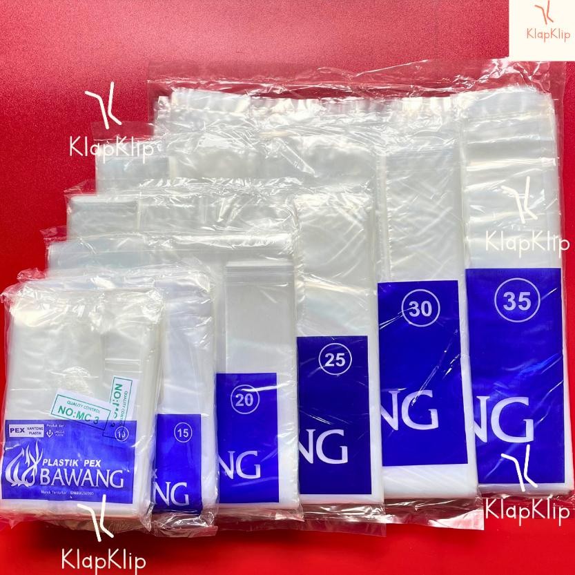 Grosir 10Pa Kantong Kresek Pex Bawang Ukuran 10 15 20 25 30 35 Bening Kantong Plastik Kresek Pex Baw