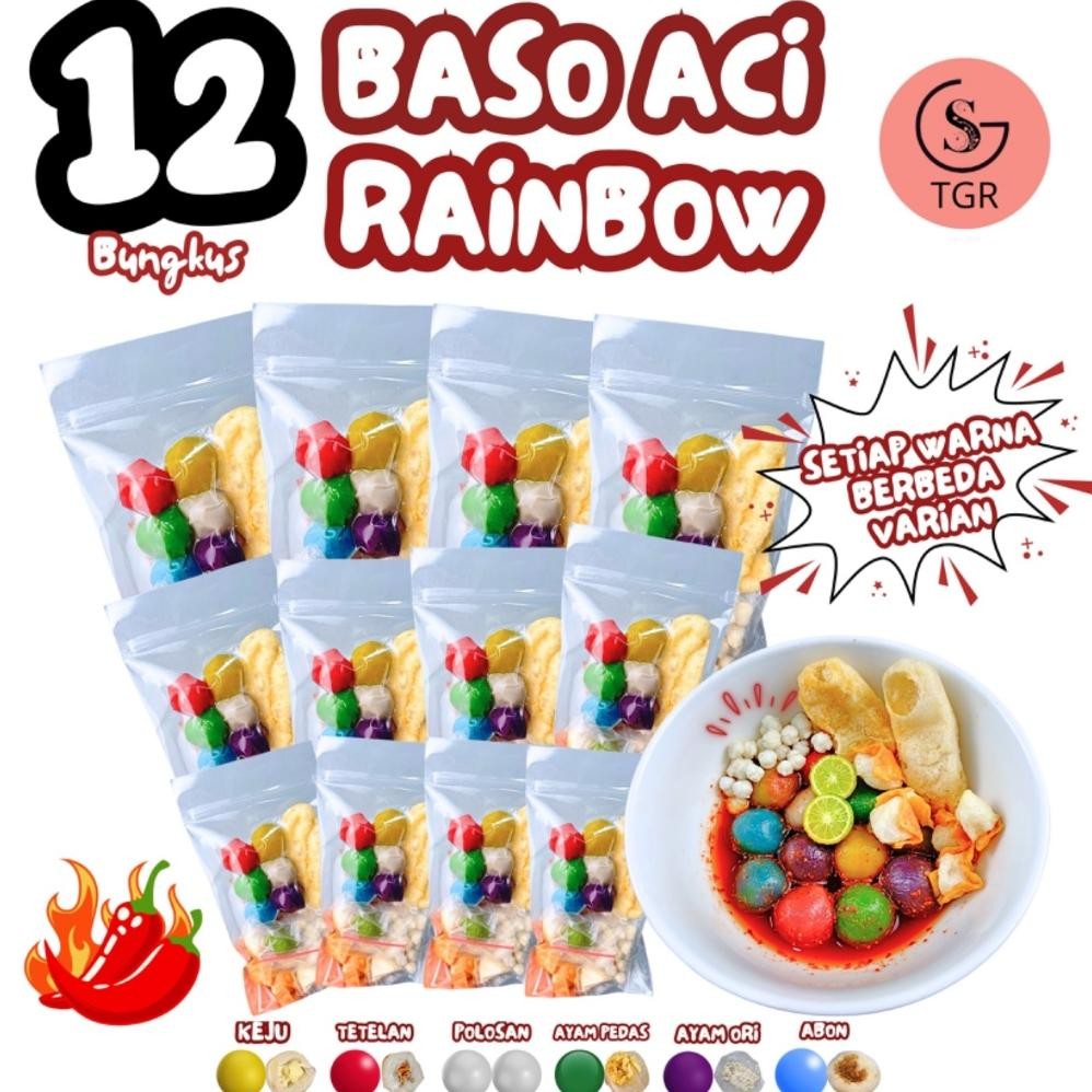 

READY STOK BASO ACI RAINBOW 12 BKS - SETIAP WARNA BERBEDA VARIAN Siap kirim