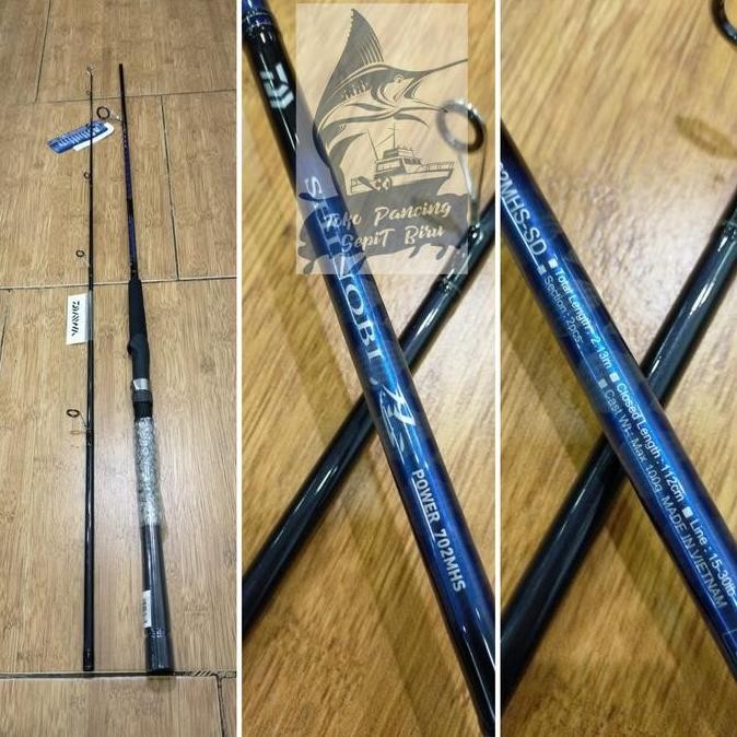 Joran Spinning Daiwa SHINOBI POWER 702MHS 213cm 15-30lbs