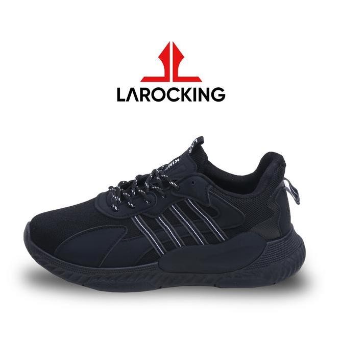 Larocking - Saka Hitam | Sepatu Sneakers Casual Gym