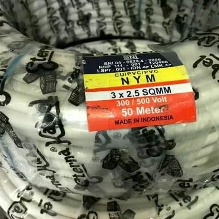 Promo NYM 3X2,5MM ETERNA / KABEL ETERNA 3X2,5MM NYM / 1ROLL 50METER COD
