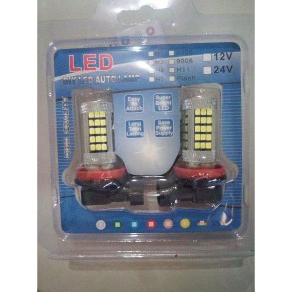 Bohlam LED fog lamp H16 lampu bumper Avanza Xenia Ayla cayla sigra